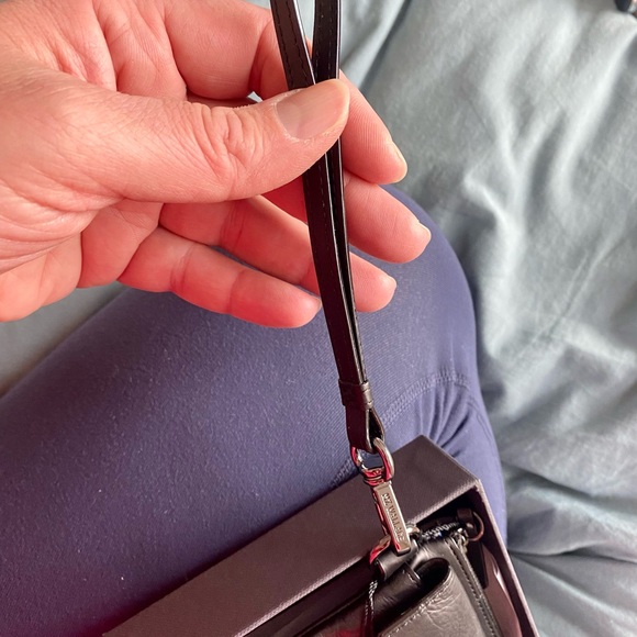 Sold Black Leather Greta Wristlet MZ Wallace. Brand new! With Tags. - Picture 9 of 11